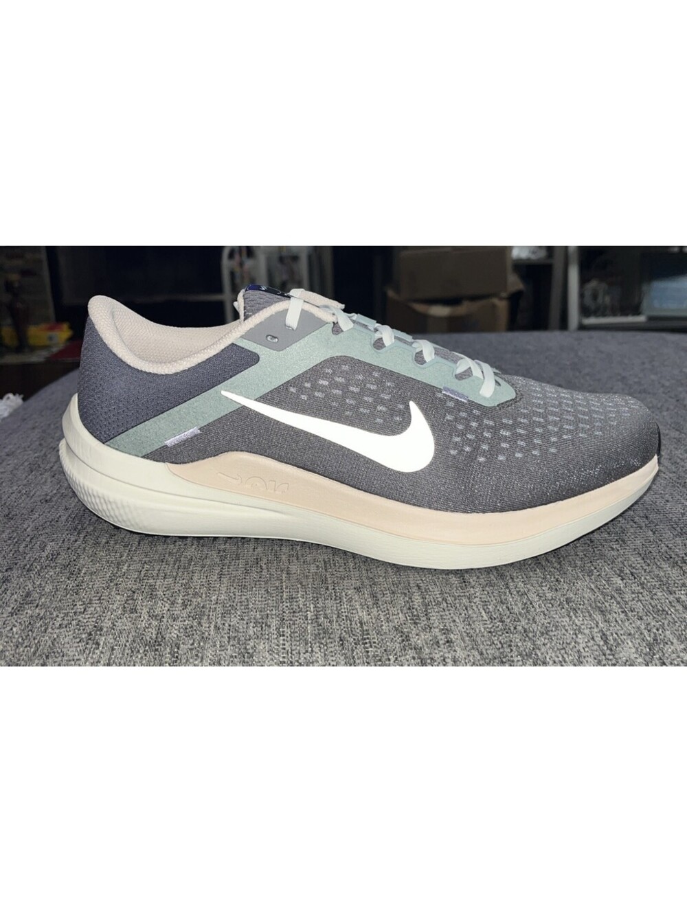 Nike Air Winflo 10 Men's Size 10 Flat Pewter/Photon Dust Sneakers FN7499-029 New